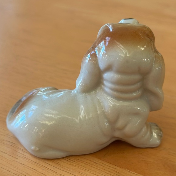 Cocker Spaniel Ceramic Dog Figurine - Brown and White - Picture 6 of 7